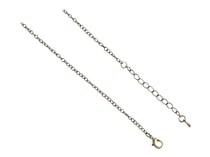 Collier sautoir maille forcat large Créalia - Bronze