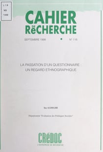 La passation d'un questionnaire - Un regard ethnographique