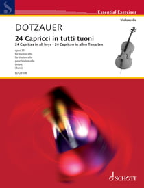 24 Caprices in all keys - Op. 35: for Cello