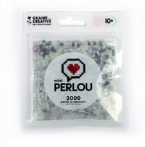 Sachet Mini perlou - Gris transparent