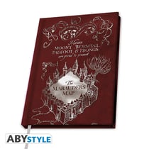 HARRY POTTER CAHIER A5 CARTE DU MARAUDEUR