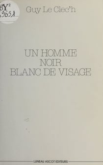 Un homme noir blanc de visage