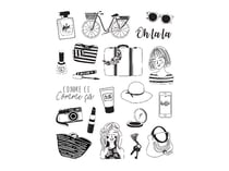20 tampons transparents - oh lala