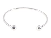 Bracelet jonc à visser épais Créalia - Rhodium