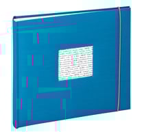 Album photo Linéa bleu - 11,5 x 15 cm - 200 vues