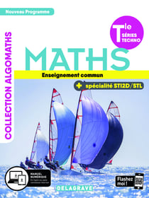 Algomaths : mathématiques enseignement commun et spécialité terminale STI2D/STL - manuel de l'élève (édition 2020)