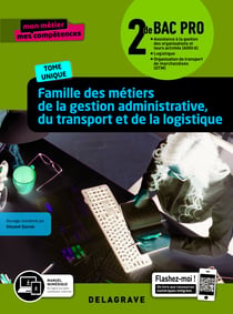 Mon métier, mes compétences : famille des métiers de la gestion administrative du transport et de la logistique - 2de bac pro GATL - pochette élève (édition 2020)
