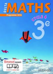 Delta maths : cycle 4 - 3ème - bimanuel (programme 2016)