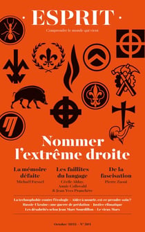 Esprit - Nommer l'extrême droite - Octobre 2023