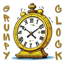 Grumpy Clock - From Shadows to Sunlight