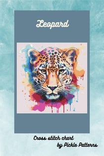 Leopard - Watercolour Splash Animals