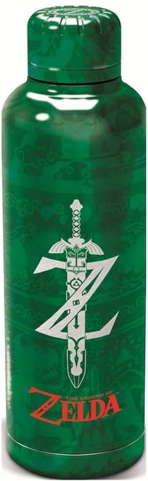 Bouteille zelda - metal vert