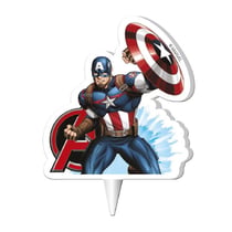 Bougie en 2D - Captain America