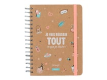 Agenda civil journalier 2021-2022 - Je vais réussir tout ce que je désire ! - 16,6 x 22,6 cm - Mr. Wonderful