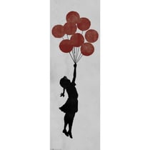 Poster Porte Brandalised Girl Floating