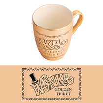  Mug Willy Wonka - Golden Ticket - 350 ml
