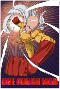 Poster One Punch Man Saitama