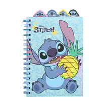 Carnet à intercalaires Sticth Grupo Erik - Lilo et Stitch - Bleu - A5 14,8 x 21 cm - 180 pages pointillées
