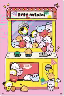 Poster Grupo Erik - BT21 machine arcade