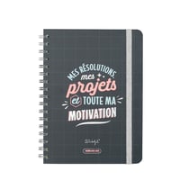 Agenda scolaire semainier 2022/2023 - Grand Format - Mr Wonderful - Mes résolutions projets