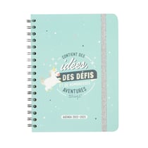 Agenda scolaire semainier 2022/2023 - Grand Format - Mr Wonderful - Contient des idées