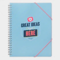 Classeur avec pochettes transparentes - Great ideas begin here