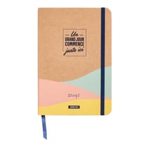 Agenda civil journalier 2023 - 12,4 x 17,3 cm - Mr Wonderful - Un grand jour commence juste ici