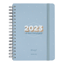 Agenda civil journalier 2023 - 17 x 23 cm - Mr Wonderful - 2023 et tous mes projets