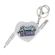 Porte-clé avec chargeur de téléphone - Ready to shine