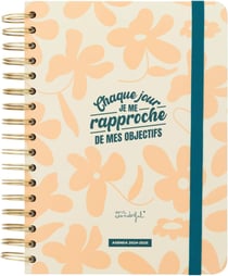 Agenda scolaire journalier 2024/2025 Mr Wonderful - Chaque jour, je me rapproche de mes objectifs