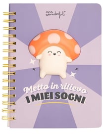 Carnet Mr Wonderful - A5 14,8 x 21 cm - Je sors du lot - 160 page unies