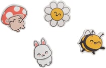 Lot de 4 gommes Mr Wonderful - Personnages