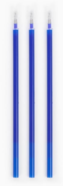 Lot de 3 recharge d'encre pour stylos effaçables Mr Wonderful - Bo-Bo - bleu