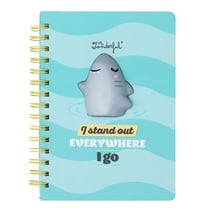 Carnet MR Wonderful - A5 14,8 x 21 cm - Squishy requin