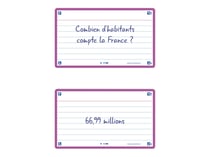 80 flashcards - 7,5 x 12,5 cm - Flash 2.0 Oxford - Ligné - cadre lilas