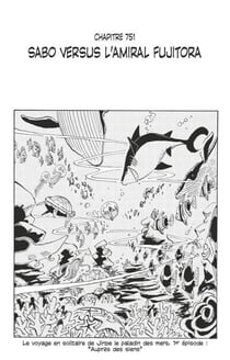 One Piece édition originale - Chapitre 751 - Sabo versus l'amiral Fujitora