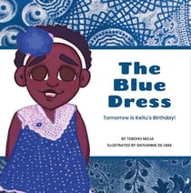 The blue dress