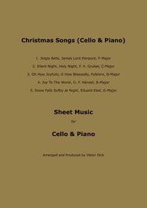 Christmas Songs - Sheet Music for Cello & Piano