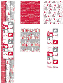 Pack papier cadeau Hoomark - Rouge