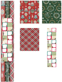 Pack papier cadeau Hoomark - Noël traditionnel