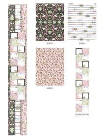 Lot de 3 rouleaux de papier cadeau - Nature + 20 étiquettes