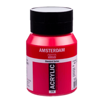 Acrylique Amsterdam Pot 500 ml - Rouge Carmin