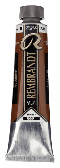 Peinture à l'huile Rembrandt en tube de 40 ml - Royal Talens - Extra-fine - Ocre or