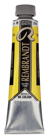 Peinture à l'huile Rembrandt en tube de 40 ml - Royal Talens - Extra-fine - Stil de grain jaune