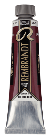 Peinture à l'huile Rembrandt en tube de 40 ml - Royal Talens - Extra-fine - Carmin brûlé