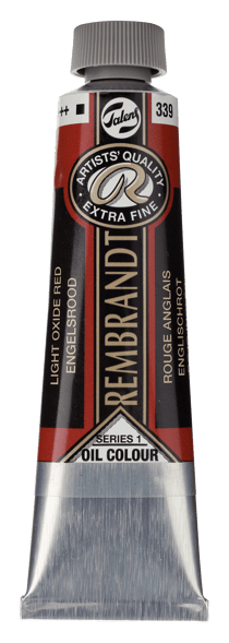 Peinture à l'huile Rembrandt en tube de 40 ml - Royal Talens - Extra-fine - Rouge anglais