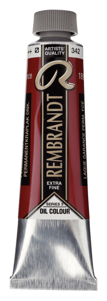 Peinture à l'huile Rembrandt en tube de 40 ml - Royal Talens - Extra-fine - Garance foncé