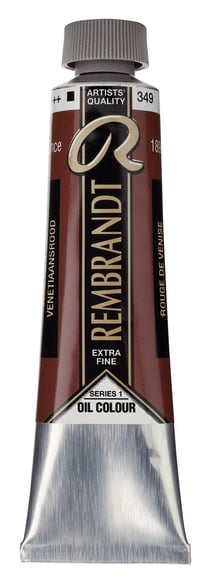 Peinture à l'huile Rembrandt en tube de 40 ml - Royal Talens - Extra-fine - Rouge de venise