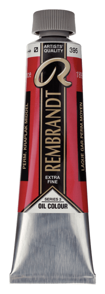 Peinture à l'huile Rembrandt en tube de 40 ml - Royal Talens - Extra-fine - Garance permanent moyen
