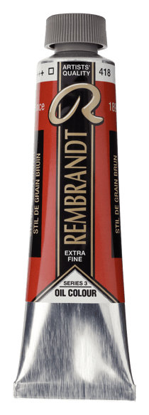 Peinture à l'huile Rembrandt en tube de 40 ml - Royal Talens - Extra-fine - Stil de grain brun